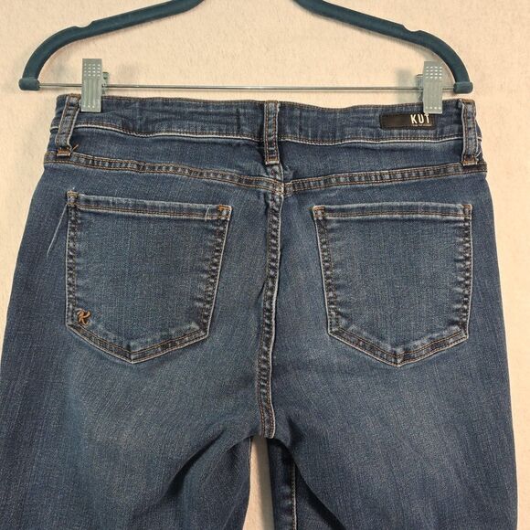 KUT From The Kloth Diana Skinny Jeans Women's Size 8 Blue Stretch - Picture 3 of 9